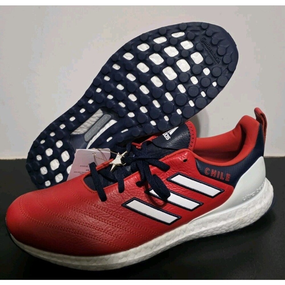 New ADIDAS ULTRA BOOST X COPA WORLD CUP CHILE [GW7270] RED LEATHER Men's Size 9